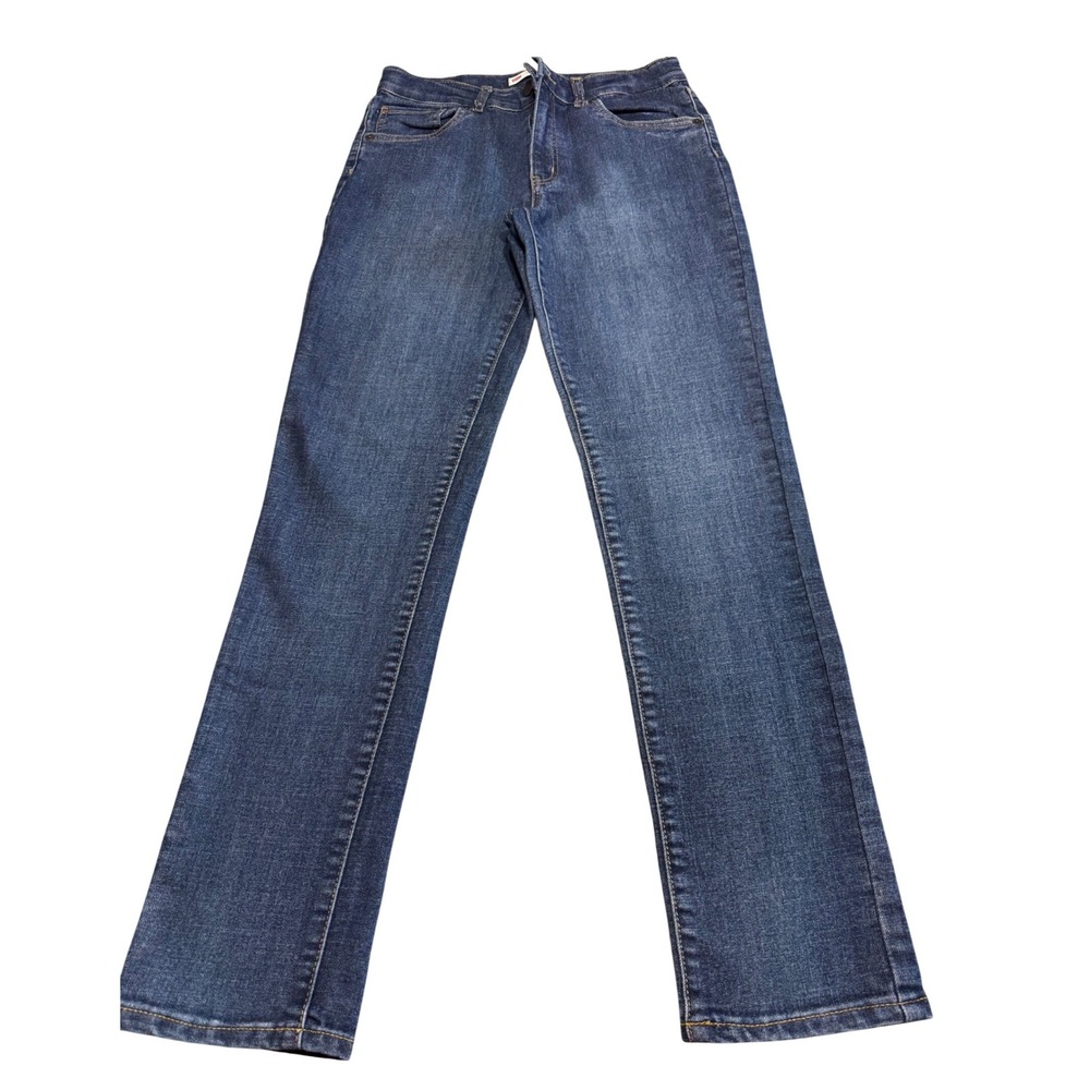 Levis‎ 721 High Rise Skinny Jeans Kids Size 16 Regular Medium Wash Blue Denim
